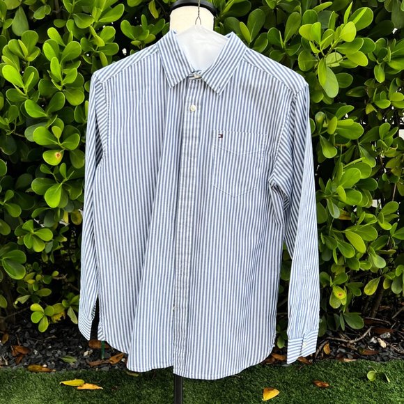 Tommy Hilfiger Boys L (12-14) Button Down Shirt - Picture 1 of 4